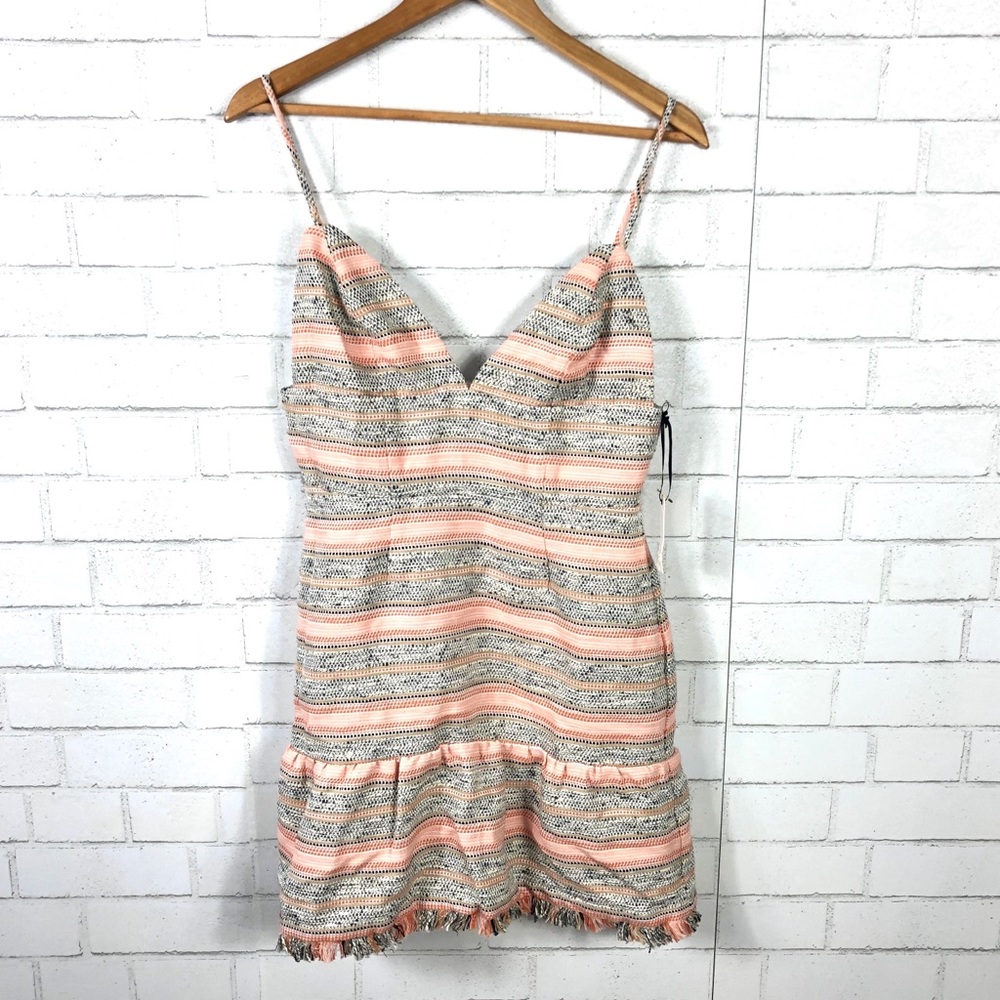 NEW Lovers + Friends X REVOLVE Tweed Fringe Dress